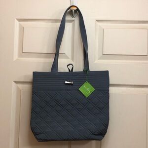 Vera Bradley Charcoal Quilted Tote BRAND NEW gray bag